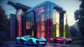 Ultimate Luxury: Bionic House & Colorful Supercar