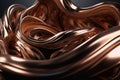 Twisted Waves: Modern Copper and Bronze Industrial Design in 3D Render with Studio Lighting