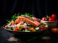 Exquisite Salmon Salad: A Gourmet Feast by Chef Marthadrmundobulmajr - Discover The Delights!