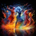 Flowing Euphony: A Liquid Poetry of Dance and Music