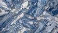 Azure Reverie: Blue Roma Marble Vibrant Essence. AI Generate Royalty Free Stock Photo