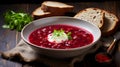 Borscht: Vibrant Eastern European Sour Beetroot Soup