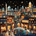 Harmonious Illuminations: A Joyful Fusion of Christmas, Hanukkah, Eid, and Diwali