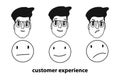 experience working with clients. People give feedback and revise the concept according to the needs of the customers