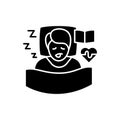 Experiences asleep glyph icon