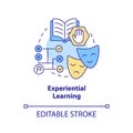 Experiential learning concept icon