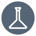 Experiment, flask Bold Vector Icon which can be easily edited or modified Royalty Free Stock Photo