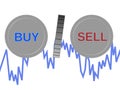 Flip coin trading, trading probability by flipping coin