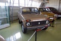 Experimental cars in the Technical museum of AVTOVAZ. City of Togliatti. Samara region. Royalty Free Stock Photo
