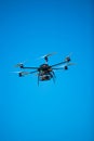 Experimental drone helicopter Royalty Free Stock Photo