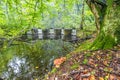 Experimental hydraulic engineering installations in the Waterloopbos Royalty Free Stock Photo