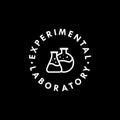 Experimental laboratory logo design template