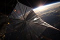 experimenting with solar sail deployment systems