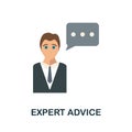 Expert Advice icon. Simple element from human resources collection. Creative Expert Advice icon for web design, templates,