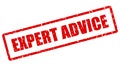 Expert advice vector stamp