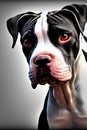 American Staffordshire Terrier Animal. AI Generated. Royalty Free Stock Photo