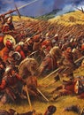 Hundred Years\' Croatian ca 1493. Fictional Battle Depiction. Generative AI.