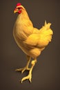 Japanese Bantam Chicken Animal. AI Generated.
