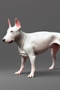 Miniature Bull Terrier Animal. AI Generated.