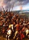 Thirty Years\' War ca 1644. Fictional Battle Depiction. Generative AI.