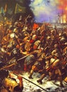 Thirty Years\' War ca 1631. Fictional Battle Depiction. Generative AI.