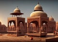 Fatehpur, Uttar Pradesh, India. Generative AI.