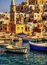 Marsaxlokk, Marsaxlokk, Malta. Generative AI.