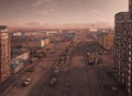 Norilsk, Krasnoyarskiy Kray, Russia. Generative AI.