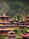 Samtse, Samtse, Bhutan. Generative AI. Royalty Free Stock Photo