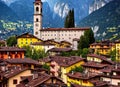 Trento, Trentino-Alto Adige, Italy. Generative AI.