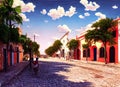 Valladolid, YucatÃ¡n, Mexico. Generative AI.