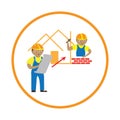 Expert constructor icon illustration design vector Royalty Free Stock Photo