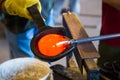 Expert Glassblower Royalty Free Stock Photo