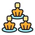 Expert group team icon vector flat Royalty Free Stock Photo