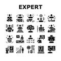 Expert Human Skills Collection Icons Set Vector