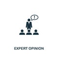 Expert Opinion icon. Premium style design from business management icons collection. Pixel perfect Expert Opinion icon