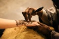 The glamourous of arabic henna art