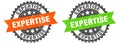 expertise band sign. expertise grunge stamp set