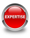 Expertise glossy red round button Royalty Free Stock Photo