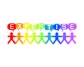 Expertise Paper People Speech Rainbow