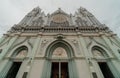 Expiatorio Church Facade scene in Leon Guanajuato Mexico. Royalty Free Stock Photo