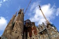 Expiatory Church of Holy Family (Sagrada Familia) Royalty Free Stock Photo