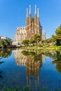 Expiatory Temple of the Holy Family, Sagrada Familia, Barcelona, Spain Royalty Free Stock Photo