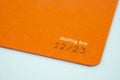 Expiring date on a credit card, german words `gÃÂ¼ltig bis` means `valid until` Royalty Free Stock Photo