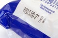 Expiry date printed Royalty Free Stock Photo