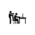 explanation of work icon. Element of colleagues icon for mobile concept and web apps. Detailed explanation of work icon can be use