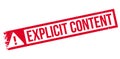 Explicit Content rubber stamp