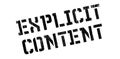 Explicit Content rubber stamp