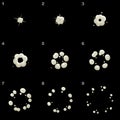 Explode Animation Sequence . Cartoon Explosion Frames. Vector