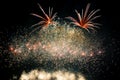 Explode firework Royalty Free Stock Photo